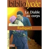 Image de Bibliolycée - Le Diable au corps, Raymond Radiguet