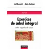 Image de Exercices de calcul intégral, avec rappels de cours