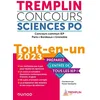 Image de Tremplin Concours Sciences Po Tout-en-un 2023: Concours commun IEP, Paris, Bordeaux, Grenoble (2023)