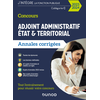 Image de Concours adjoint administratif Etat & territorial : annales corrigées : catégorie C, 2023-2024, Tout-en-un