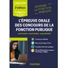 Image de L'épreuve orale des concours de la fonction publique catégories A et A+: Motivation, Institutions, Management