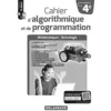 Image de Cahier d'algorithmique et de programmation 4e (2018) - Livre du professeur