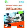 Image de Management, Sciences de gestion et numérique - Gestion et Finance enseignement spécifique Tle STMG (2020) - Manuel élève