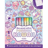 Image de Mon grand coffret passion kawaii - Avec 6 feutres et une planche de tatouages éphémères