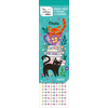 Image de Marque-pages à strasser et à colorier - Chats