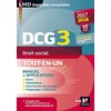Image de DCG 3 - Droit social - Manuel et applications - Millésime 2017-2018 - 11e édition
