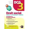 Image de DCG 3 - Droit social - Manuel et applications - Millésime 2022-2023