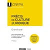 Image de Précis de culture juridique - CRFPA - Examen national Session 2023: Grand oral
