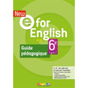 Image de New E For English 6ème - Anglais Ed.2021 - Guide pédagogique