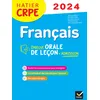 Image de Français - CRPE 2024-2025 - Epreuve orale d'admission