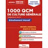 Image de 1000 QCM de culture générale: Concours de la fonction publique - 2023-2024 - Catégories A, B et C