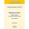 Image de THERMODYNAMIQUE APPLIQUÉE - Diagrammes de phases - Équilibres chimiques. Systèmes unaires, binaires, ternaires - Cours et applications
