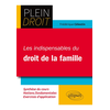 Image de Les indispensables du droit de la famille : synthèse du cours, notions fondamentales, exercices d'application