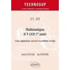 Image de Mathématiques IUT GEII 1re année: Cours, applications exercices et problèmes corrigés