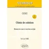 Image de Chimie des solutions: Résumés de cours et exercices corrigés