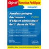 Image de Annales corrigées du concours d'adjoint administratif de 1re classe de l'Etat