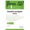Image de Annales corrigées 2017