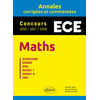 Image de Maths ECE : annales corrigées et commentées, concours 2016-2017-2018 : Ecricome, EDHEC, EML, ESSEC I, ESSEC II, HEC