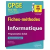 Image de Informatique CPGE ECS et ECE 1re et 2e années: Programmation Scilab. Fiches-méthodes et exercices corrigés
