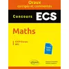Image de Oraux corrigés et commentés de mathématiques   Concours ECS