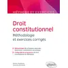 Image de Droit constitutionnel - Méthodologie et exercices corrigés