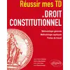 Image de Réussir mes TD de Droit constitutionnel