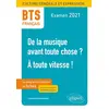 Image de BTS Français - Culture générale et expression - 1. De la musique avant toute chose ? - 2. À toute vitesse ! - Examen 2021