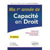 Image de Ma première année de Capacité en Droit. Droit civil - Droit commercial - Droit public - 5e édition