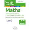 Image de Mathématiques - 1re technologique enseignement commun STHR, STI2D, STL, STMG et ST2S