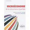 Image de Microéconomie de la concurrence imparfaite. Cours et exercices corrigés d'économie industrielle