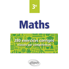 Image de Maths 3e - 280 exercices corrigés classés par compétences - Avec sujets de Brevet