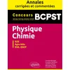 Image de Physique-Chimie BCPST, G2E, Agro-Véto, ENS, ENCP: Annales corrigées et commentées 2018-2019-2020-2021