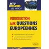 Image de Introduction aux questions européennes