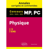 Image de Physique MP, PC : annales corrigées et commentées, concours 2019-2020-2021 : X-ENS