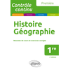 Image de Histoire géographie 1re : résumés de cours et exercices corrigés