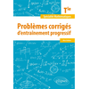 Image de Spécialité Mathématiques - Terminale - Problèmes corrigés d'entraînement progressif