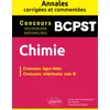 Image de Chimie. Concours vétérinaire voie B. Annales corrigées et commentées 2017/2018/2019/2020/2021/2022
