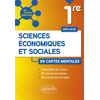 Image de Spécialité Sciences économiques et sociales - 1re - 92 cartes mentales et 26 exercices corrigés