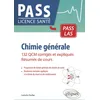 Image de Chimie générale: 123 QCM corrigés et expliqués - Résumés de cours