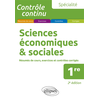 Image de Spécialité sciences économiques & sociales 1re : résumés de cours, exercices et contrôles corrigés