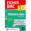 Image de Fiches bac - Histoire-Géographie 1re générale - tout le programme en fiches de révision détachables