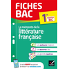 Image de Fiches bac - Mémento de la littérature française 1re - tout le programme en fiches de révision détachables