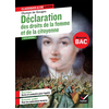 Image de Déclaration des droits de la femme et de la citoyenne (1791) : texte intégral suivi d'un dossier nouveau bac : bac 1re générale et techno
