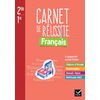 Image de Mon carnet de réussite Français 2de/1re - Ed. 2022 - Carnet élève