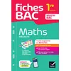 Image de Fiches bac - Maths 1re générale (spécialité): tout le programme en fiches de révision détachables