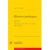 Image de oeuvres poétiques: Les Soupirs - Les Odes - Les sonnets Pièces diverses (Tome II)