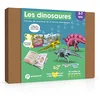 Image de Les dinosaures - Kit Pandacraft 3-7 ans: Fabrique tes dinosaures 3D et deviens paléontologue