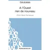 Image de A l'Ouest rien de nouveau d'Erich Maria Remarque (Fiche de lecture): Analyse complète de l'oeuvre