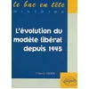 Image de L'évolution du monde libéral depuis 1945