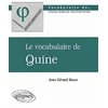 Image de Le vocabulaire de Quine